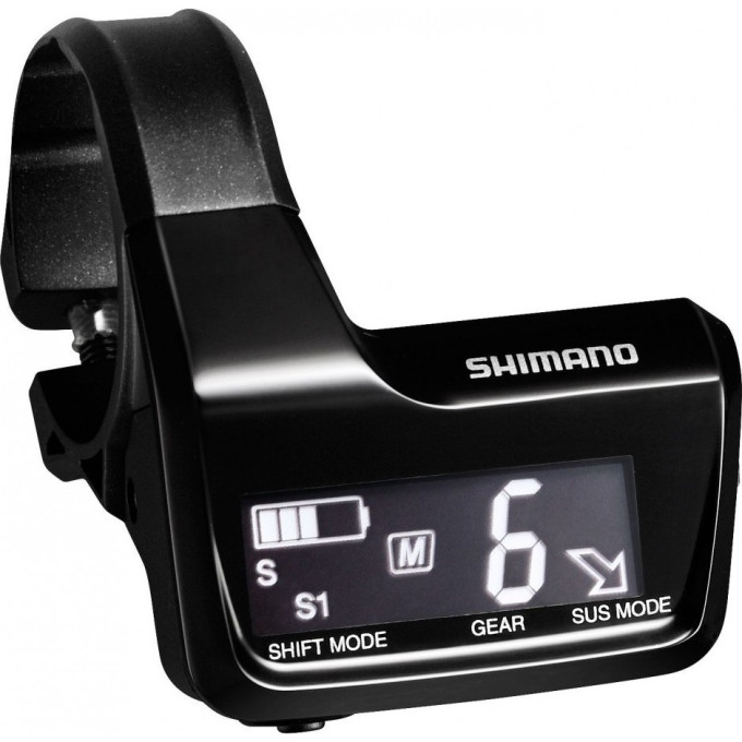 Информационный дисплей SHIMANO Di2, MT800, порт E-tube X3, порт для зарядки X1, под руль 31,8мм и 35,0мм ISCMT800B